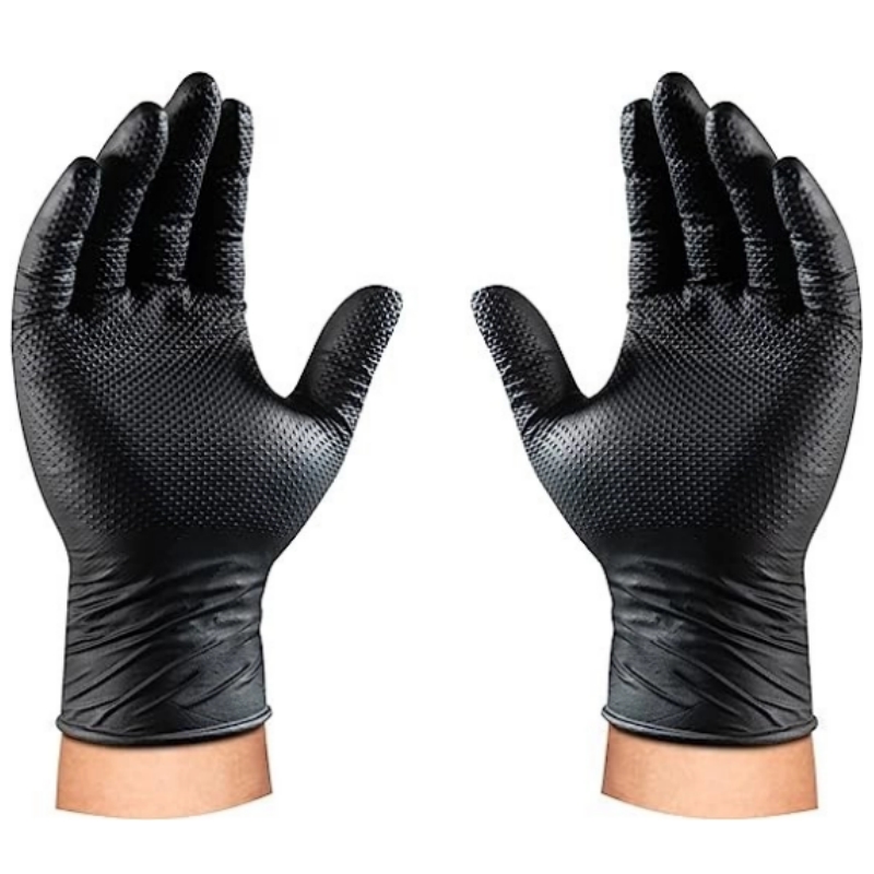 8Mil Heavy Duty Black Nitrile  - Nitrile Mechanic Glove ulasan dan harga