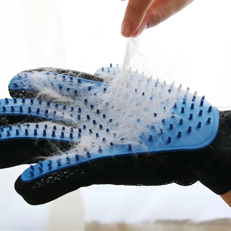 Pet Glove Cat Grooming Glove C - Rubber Glove Cleaning ulasan dan harga