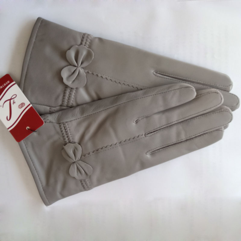 Women Genuine Leather Winter W - Wool Glove Lined ulasan dan harga