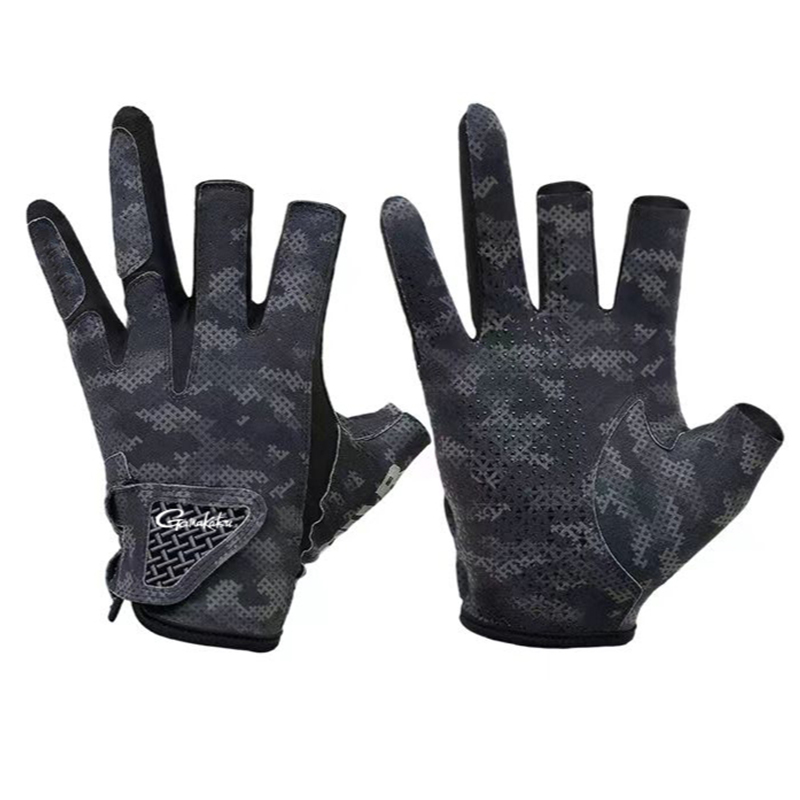 Gamakatsu Fishing Gloves Anti- - Cycling Glove Padded ulasan dan harga