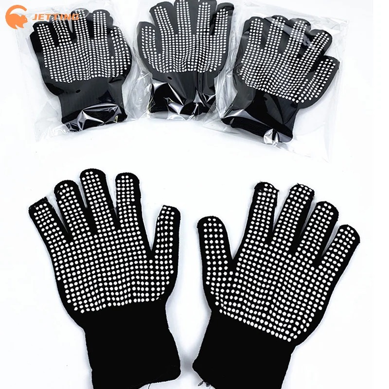 1Pcs Hair Salon Styling Gloves - Heat Resistant Glove ulasan dan harga