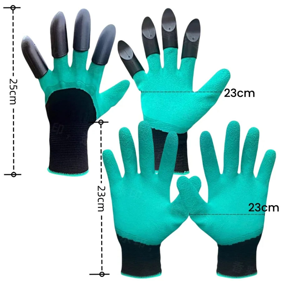 1Pair Gardening Gloves with Cl - Gardening Glove Waterproof ulasan dan harga