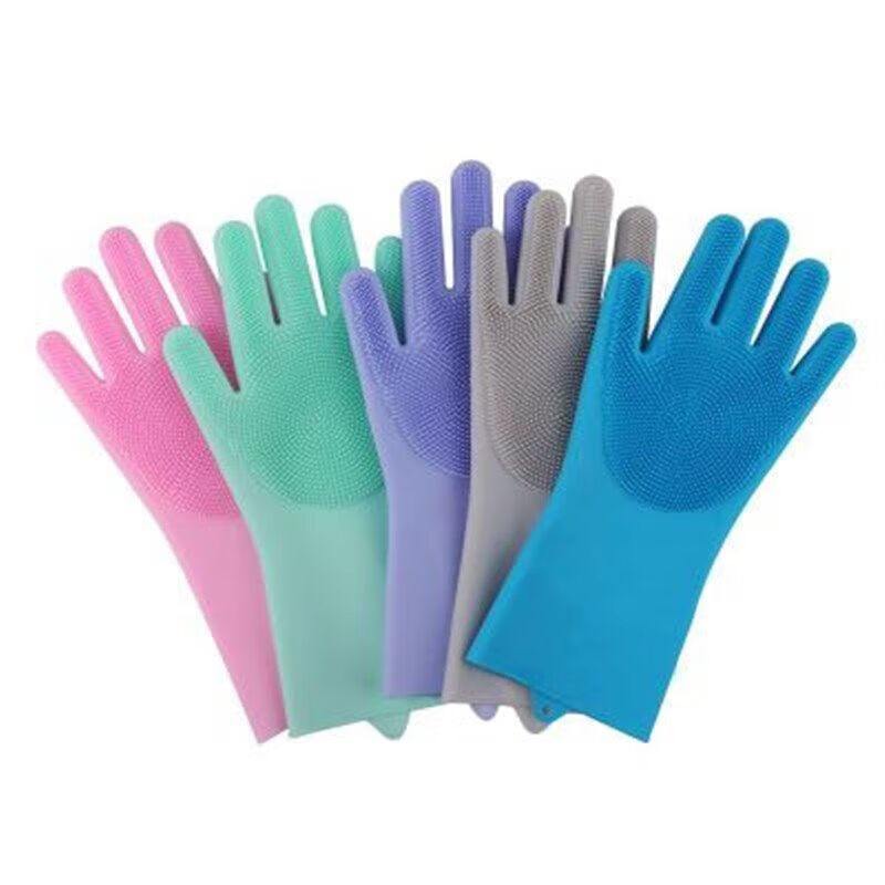 Silicone Dishwashing Gloves, M - Dish Glove Rubber ulasan dan harga