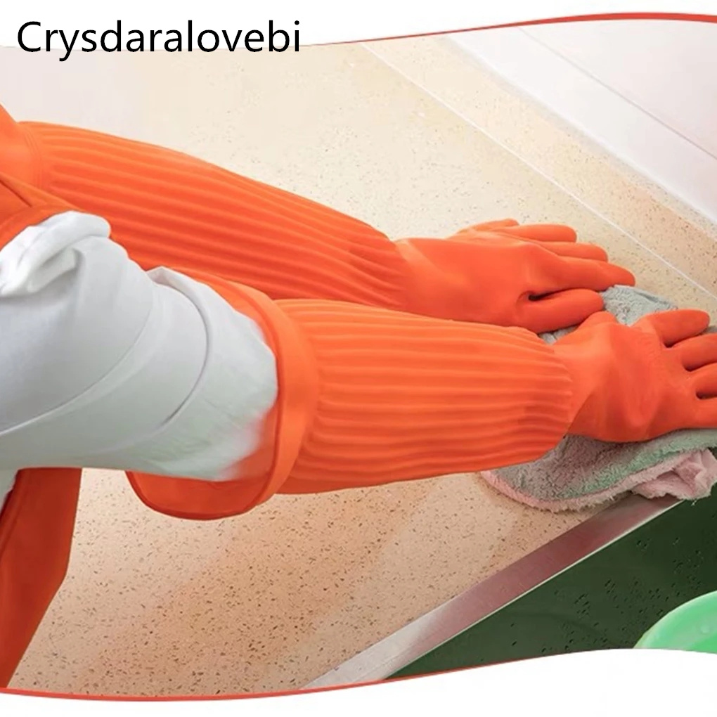 45/55cm Waterproof Household G - Rubber Glove Cleaning ulasan dan harga