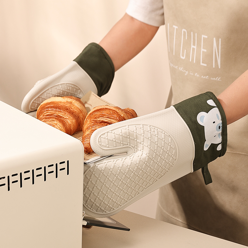 Silicone Heat Insulation Glove - Oven Mitt Silicone ulasan dan harga