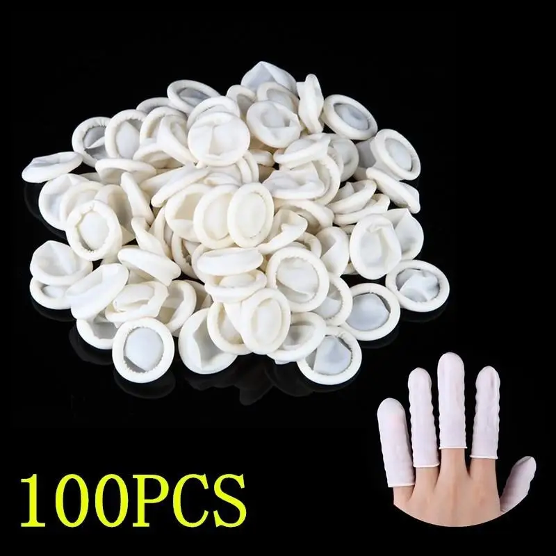 100Pcs Disposable Latex Finger - Latex Disposable Glove ulasan dan harga