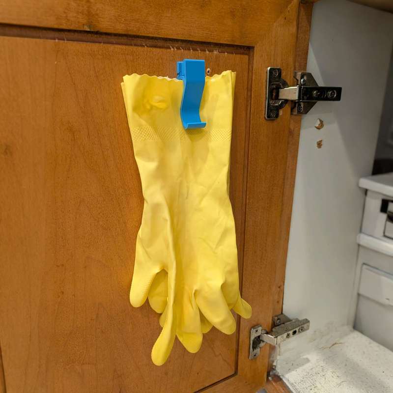 Kitchen Bathroom Wall Hanging  - Rubber Glove Cleaning ulasan dan harga