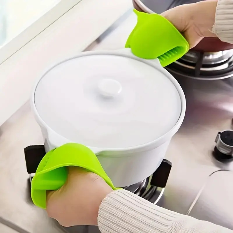 2Pcs Silicone Pot Holder Glove - Oven Mitt Silicone ulasan dan harga