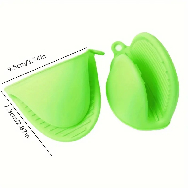 2Pcs Silicone Pot Holder Glove - Oven Mitt Silicone ulasan dan harga