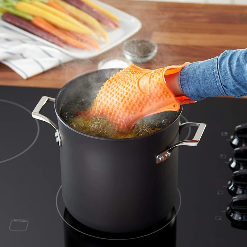 BBQ Silicone Grilling gloves B - Oven Mitt Silicone ulasan dan harga