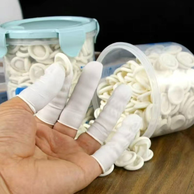1000pcs White Disposable Finge - Latex Disposable Glove ulasan dan harga