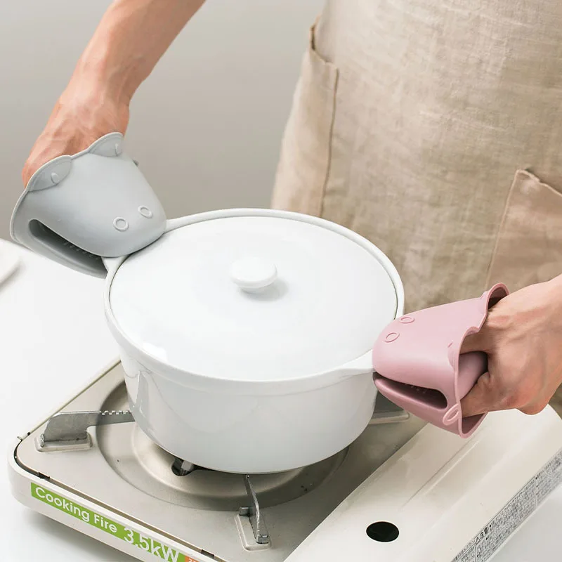 Thickened High-Temperature Res - Oven Mitt Silicone ulasan dan harga
