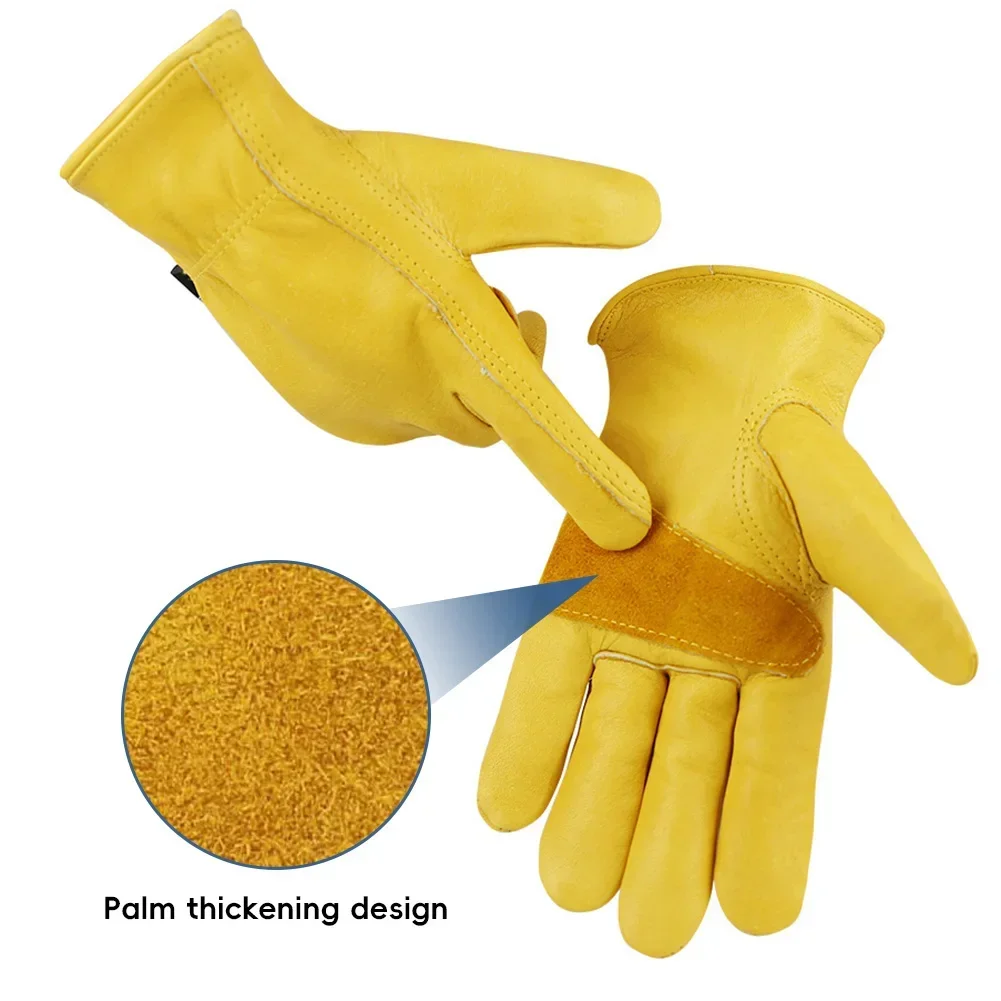 Leather Work Safe Gloves for G - Leather Driving Glove ulasan dan harga