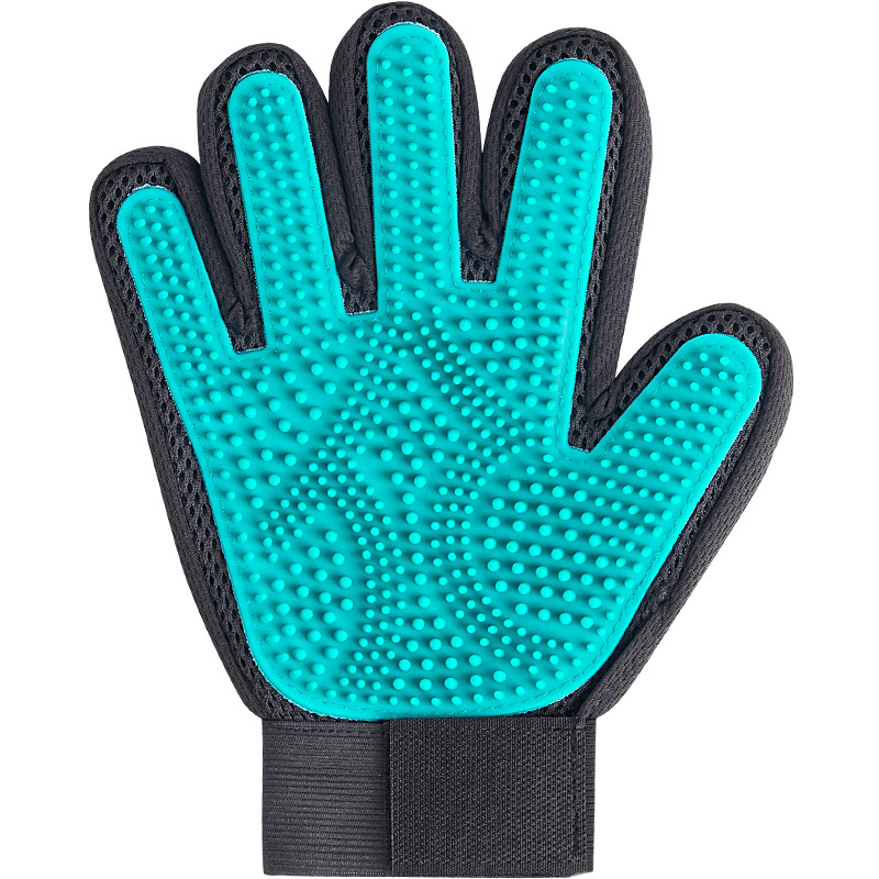 Pet Grooming Glove, Gentle Hai - Rubber Glove Cleaning ulasan dan harga