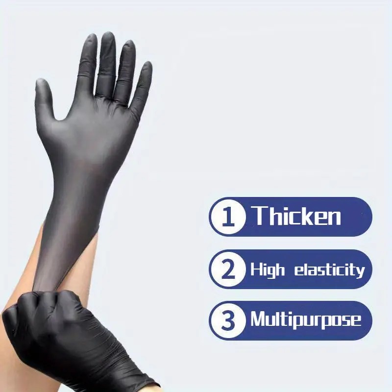 100/50/20PCS Black Nitrile Glo - Nitrile Mechanic Glove ulasan dan harga