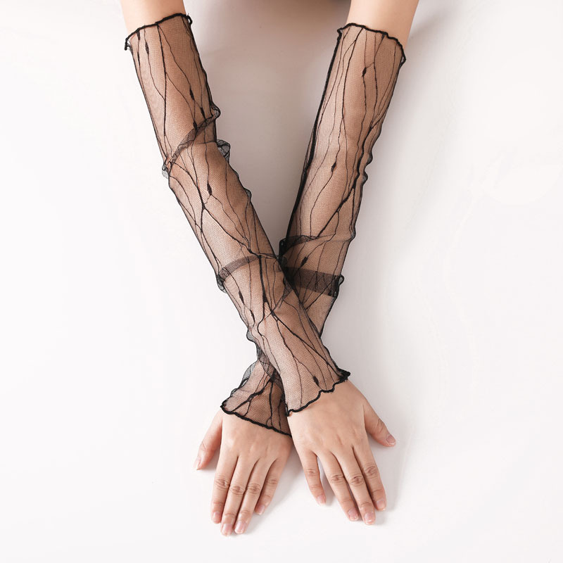 Mesh ice sleeve women summer l - Cycling Glove Padded ulasan dan harga