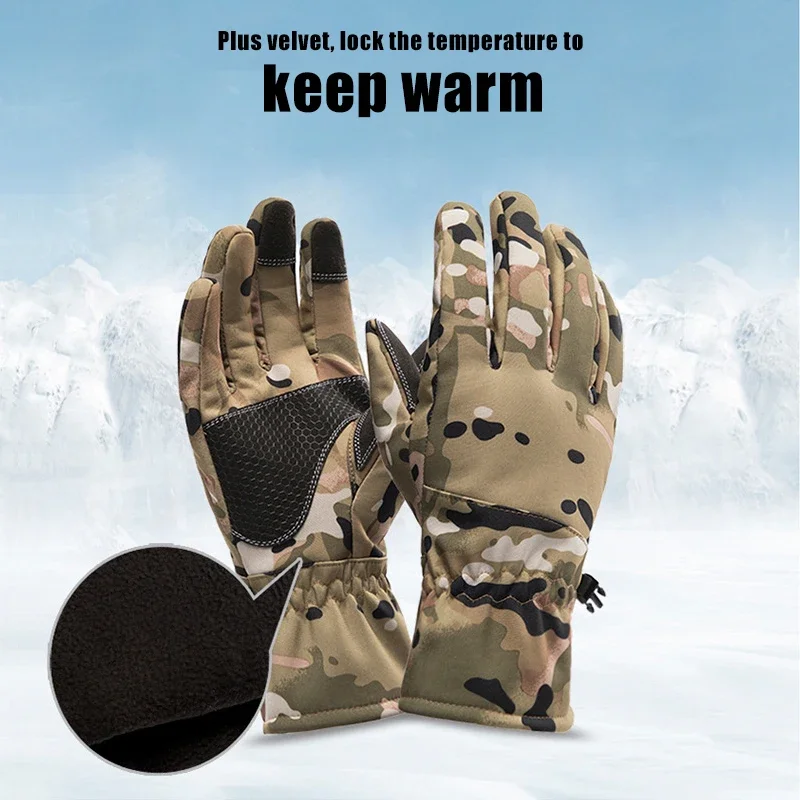Winter Waterproof Camouflage H - Ski Glove Waterproof ulasan dan harga