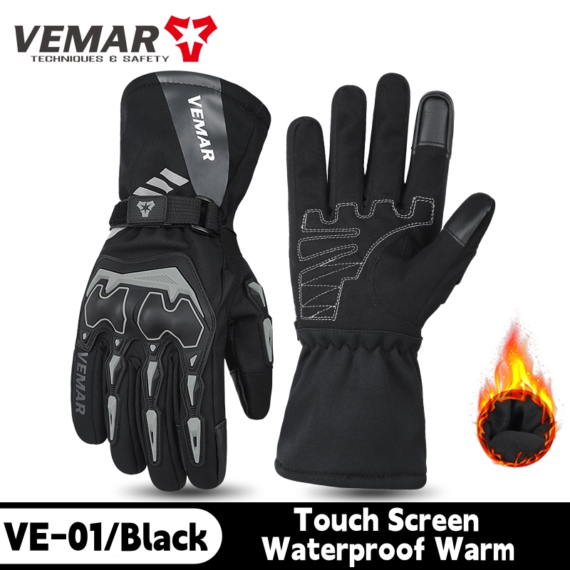 VE-01 Waterproof Winter Motorc - Winter Glove Insulated ulasan dan harga