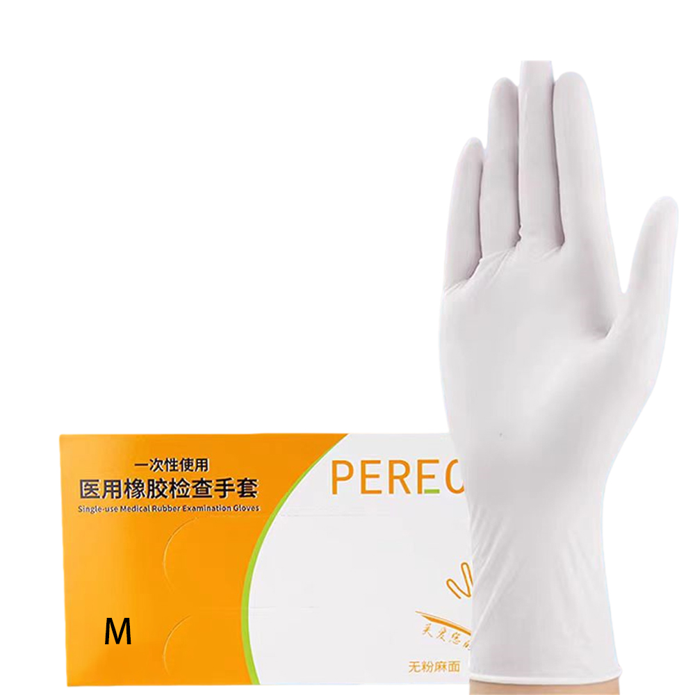 Disposable medical rubber exam - Latex Disposable Glove ulasan dan harga