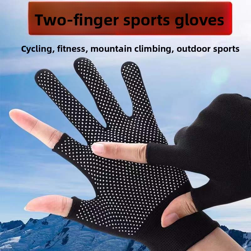 Fingerless Sports Gloves Anti- - Workout Glove Gym ulasan dan harga