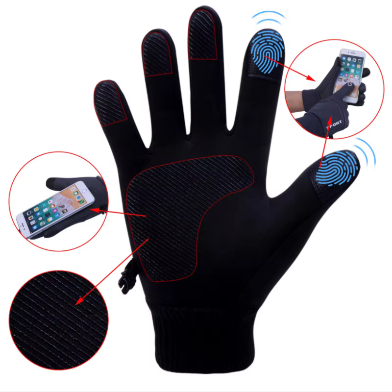 Winter Gloves Men Women Touch  - Leather Driving Glove ulasan dan harga