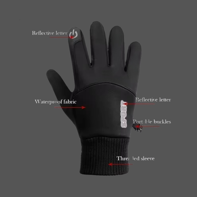Winter Gloves Men Women Touch  - Leather Driving Glove ulasan dan harga