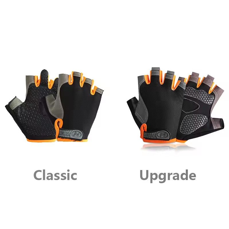 Breathable Anti-Slip Half Fing - Workout Glove Gym ulasan dan harga