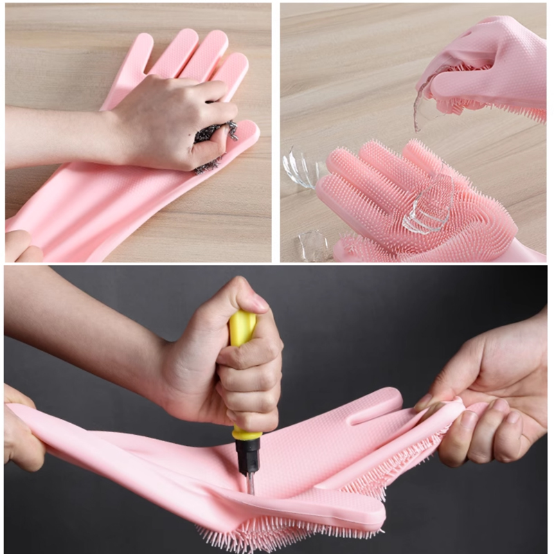 Dishwashing Cleaning Gloves Ma - Dish Glove Rubber ulasan dan harga