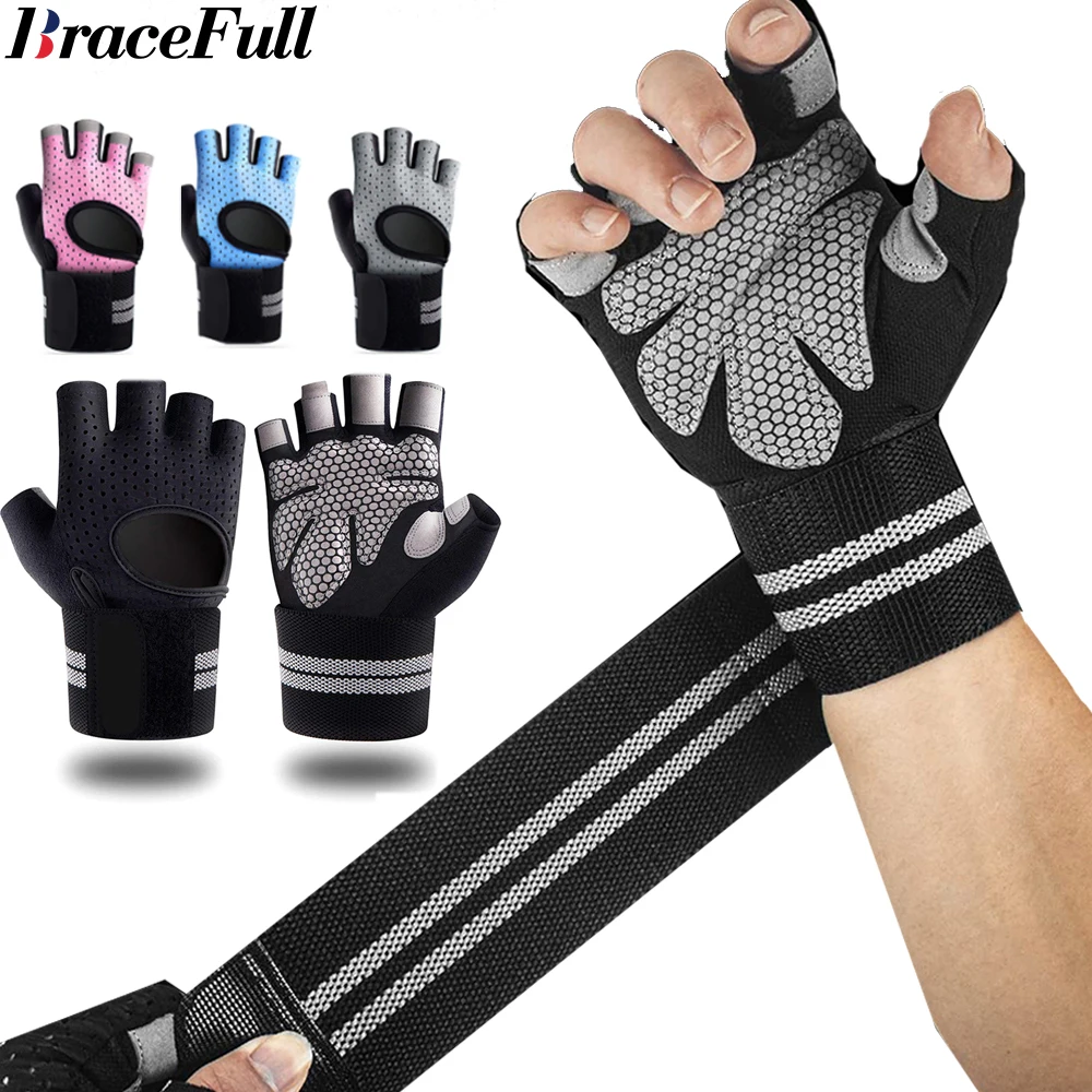 1Pair Half Finger Gym Fitness  - Workout Glove Gym ulasan dan harga