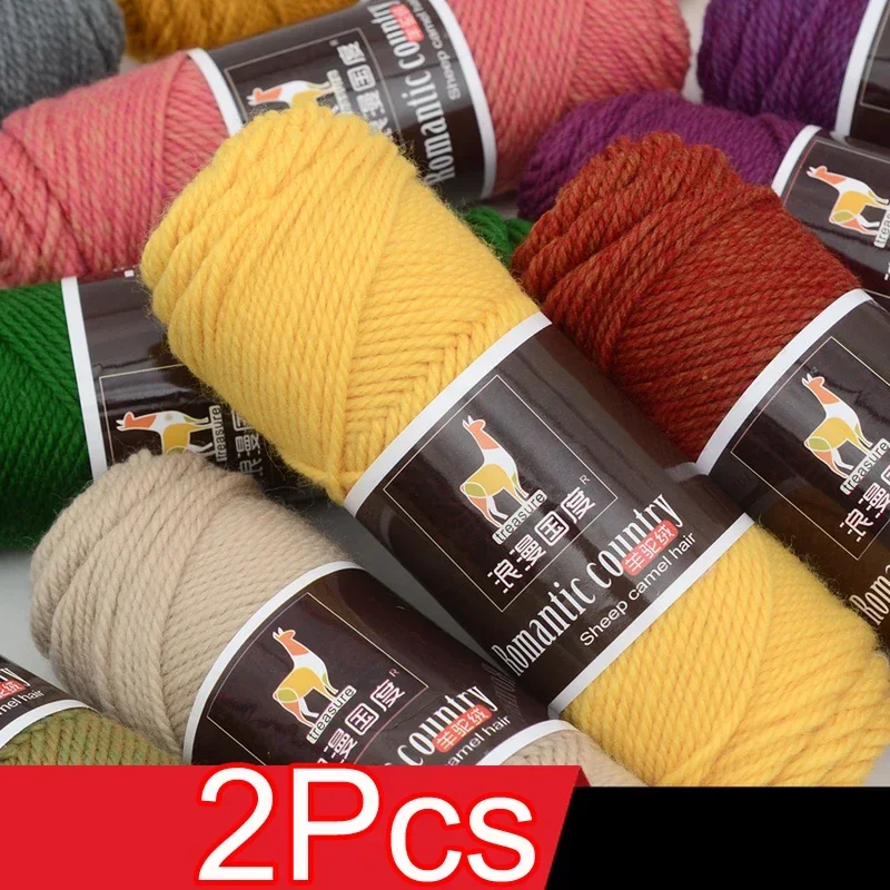 2Pcs total 200g Hand knitting  - Wool Glove Lined ulasan dan harga