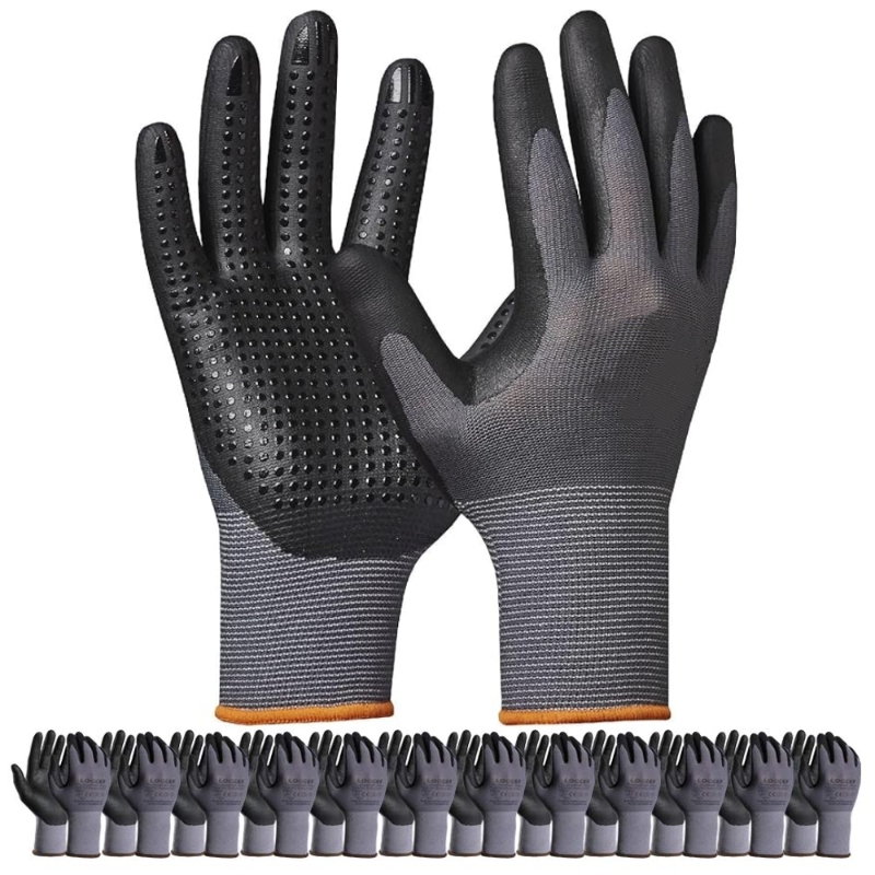 Micro-Foam Nitrile Coated Safe - Nitrile Mechanic Glove ulasan dan harga