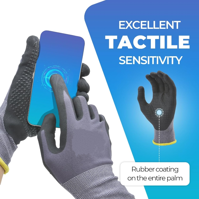 Micro-Foam Nitrile Coated Safe - Nitrile Mechanic Glove ulasan dan harga