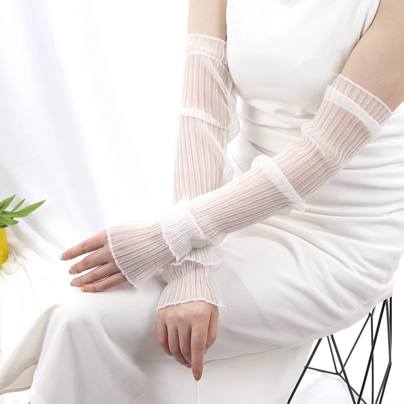 Summer Long Fingerless Gloves  - Fingerless Glove Knit ulasan dan harga