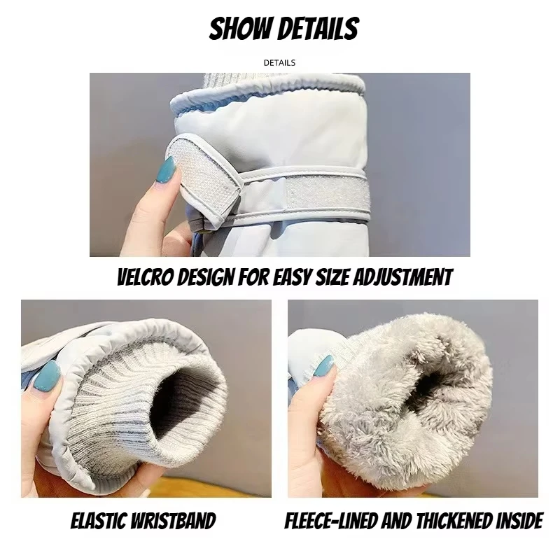 Hot Sale Winter Ski Gloves Fle - Winter Glove Insulated ulasan dan harga